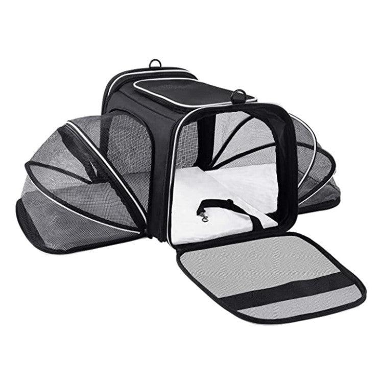 Pet Travel Haven: Transportín expandible y reflectante para gatos para un viaje seguro y cómodo…