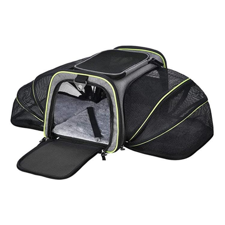 Pet Travel Haven: Transportín expandible y reflectante para gatos para un viaje seguro y cómodo…